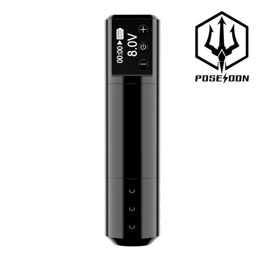 POSEIDON WIRELESS OLED TATTOO PEN MACHINE WITH TIMING - 4.2mm