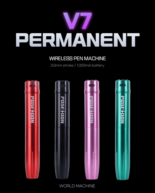 POSEIDON V7 SPRINT SLIM permanent WIRELESS PEN MACHINE