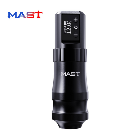 MAST Wireless Tattoo Pen Machine with 3.6MM Stroke Fast-Charging | Mast Mini (BLACK)