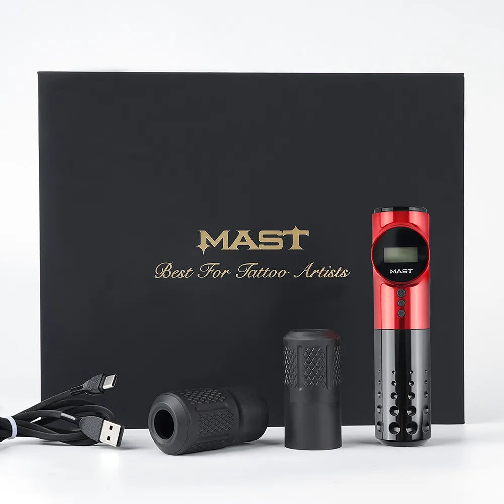 MAST Wireless Tattoo Machine With 3.5MM/4.2MM Stroke | Mast Archer (BLACK)