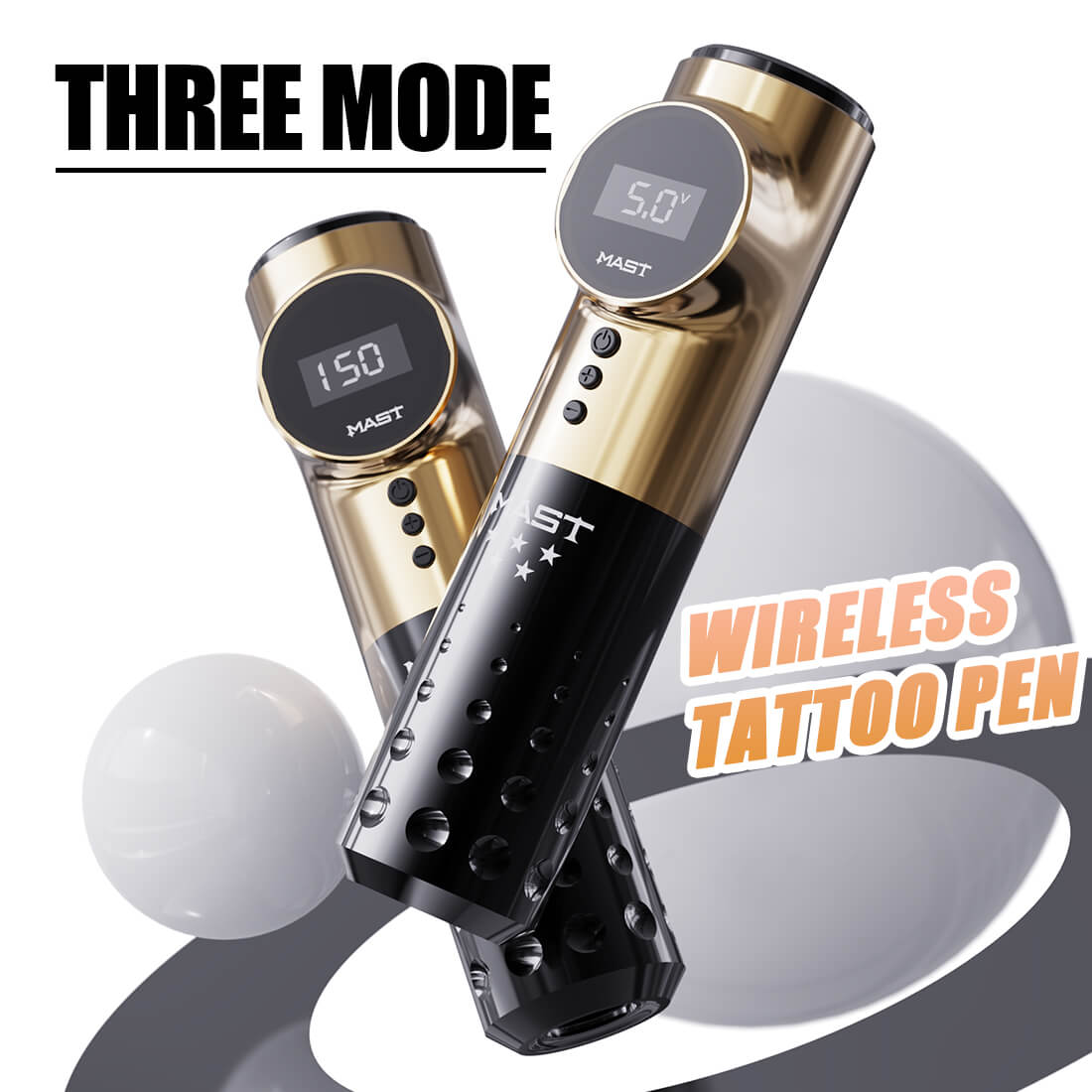 MAST Wireless Tattoo Machine With 3.5 Stroke 5 Star Series Pro | Mast Archer