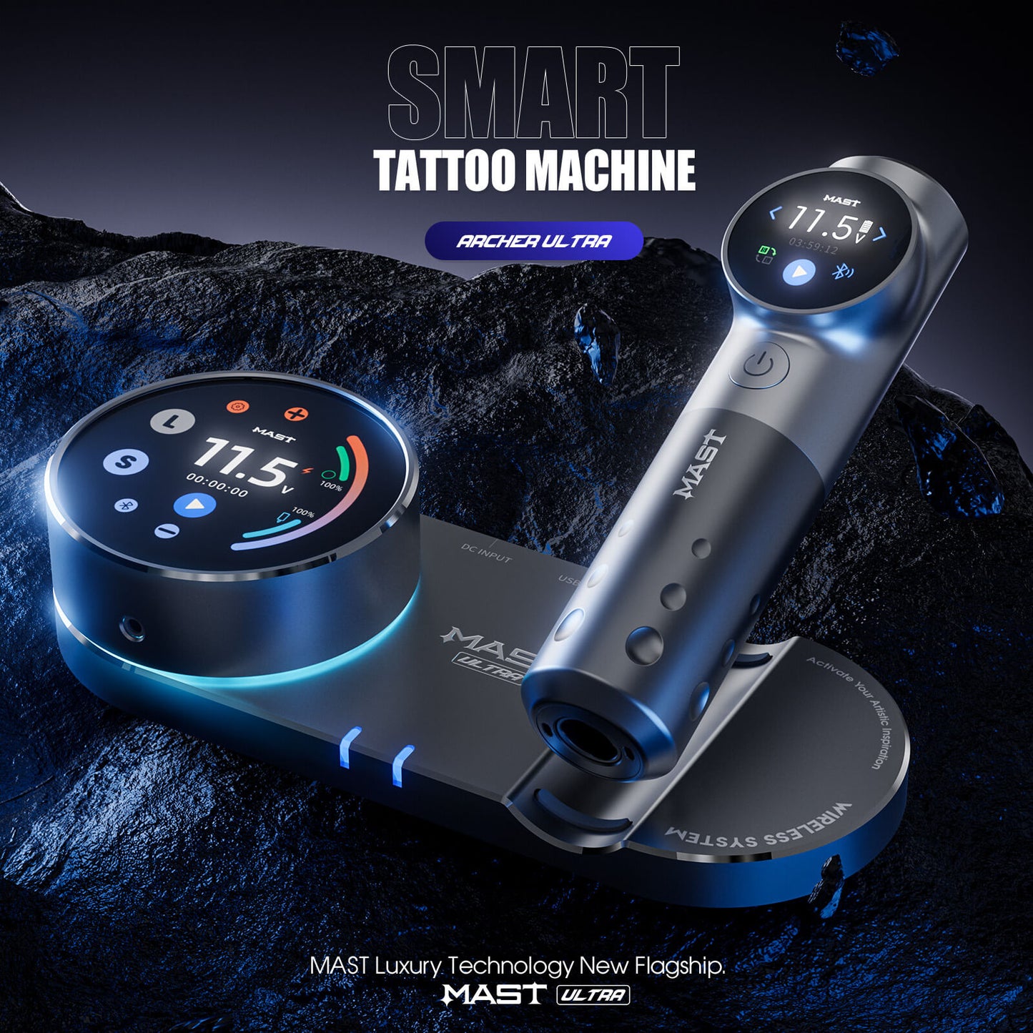 MAST Wireless Tattoo Pen Smart Machine with 4.5MM Stroke | Mast Archer Ultra